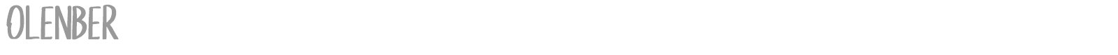 Olenber font preview